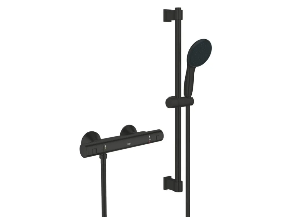 Kup Teď Grohe Sprchová baterie GROHE Precision Start se sprchovým setem 150 mm černá matná 345972431