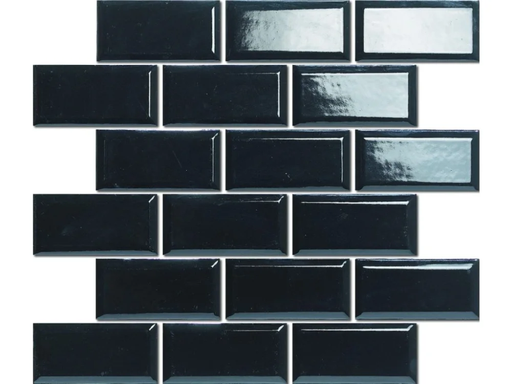 Premium Mosaic Keramická mozaika Premium Mosaic černá 30x30 cm lesk MOS4595BK Akční Nabídka