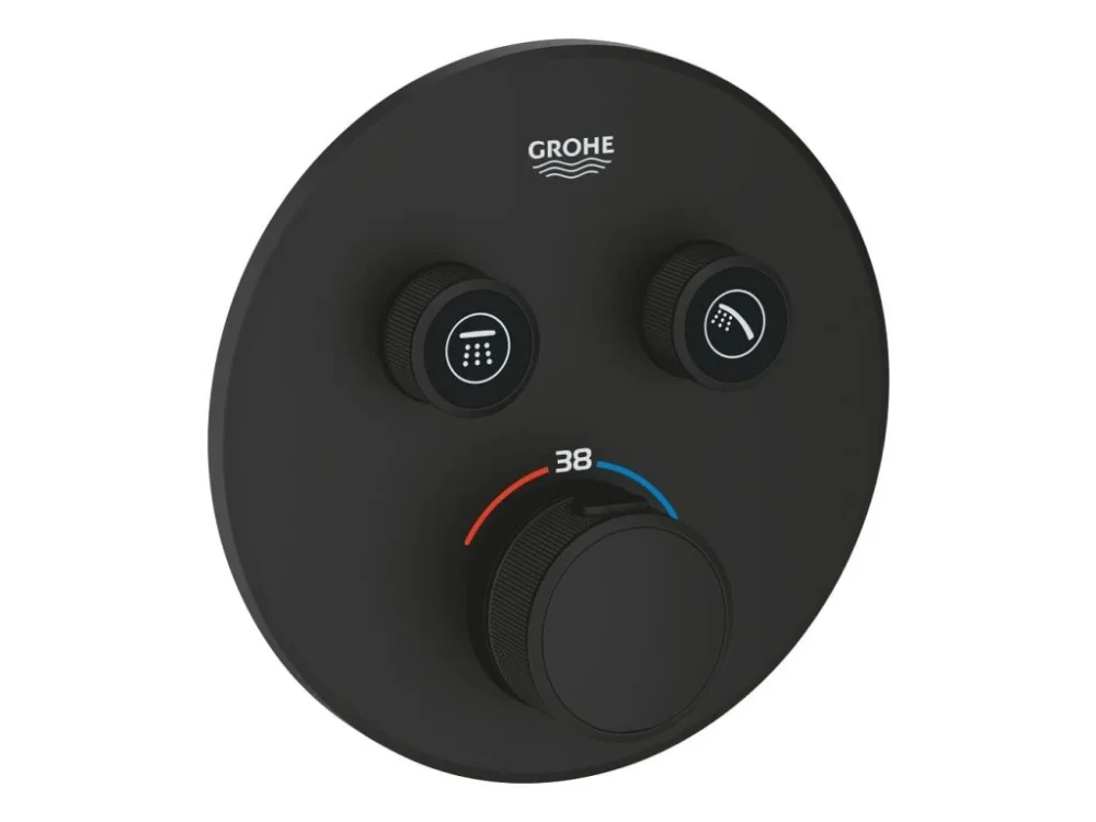 Pouze Dnes Grohe Sprchová a vanová baterie GROHE SmartControl bez podomítkového tělesa phantom black 29507KF0