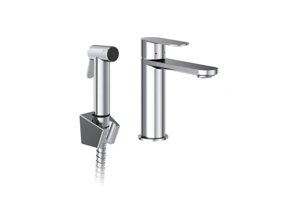 Ravak Umyvadlová baterie Ravak Chrome II s bidetovou sprškou Chrom X070450 Nízká Cena
