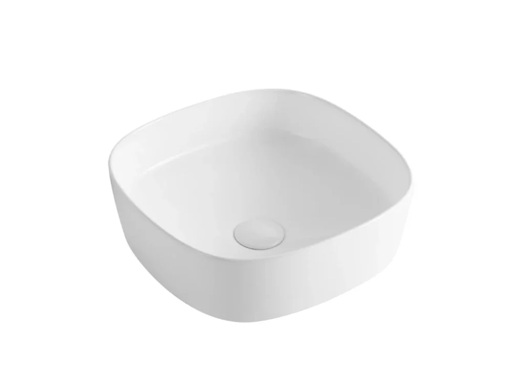 SAT Umyvadlo na desku SAT Project 37x37 cm bez otvoru na baterii SATUMPRO3737SR Zlevněný