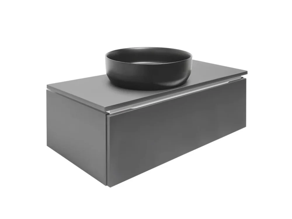 SAT Koupelnová skříňka s krycí deskou SAT Feel 100x30x46 cm antracit mat SATFEEL100ANTD Bezpečná Platba