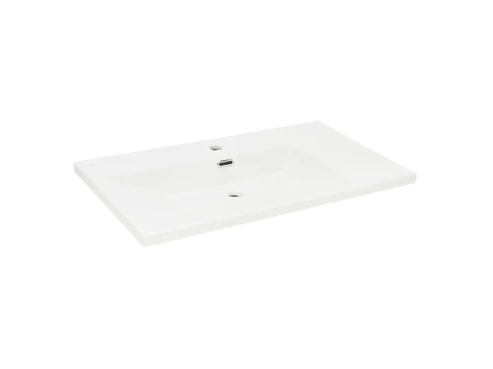 SAT Nábytkové umyvadlo SAT B-Way 81x46 cm bílé matné otvor pro baterii uprostřed SATBWA8046WM Časově Omezené