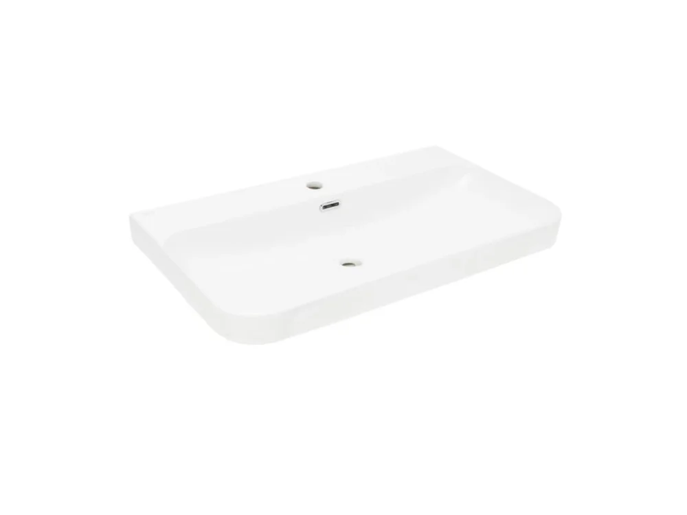 Nejprodávanější SAT Nábytkové umyvadlo SAT Fusion 81x46 cm otvor pro baterii uprostřed SATFUS8046