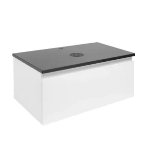 Akční Cena SAT Koupelnová skříňka s krycí deskou SAT B-WAY 79x30x45 cm bílá lesk BWAY80WZ
