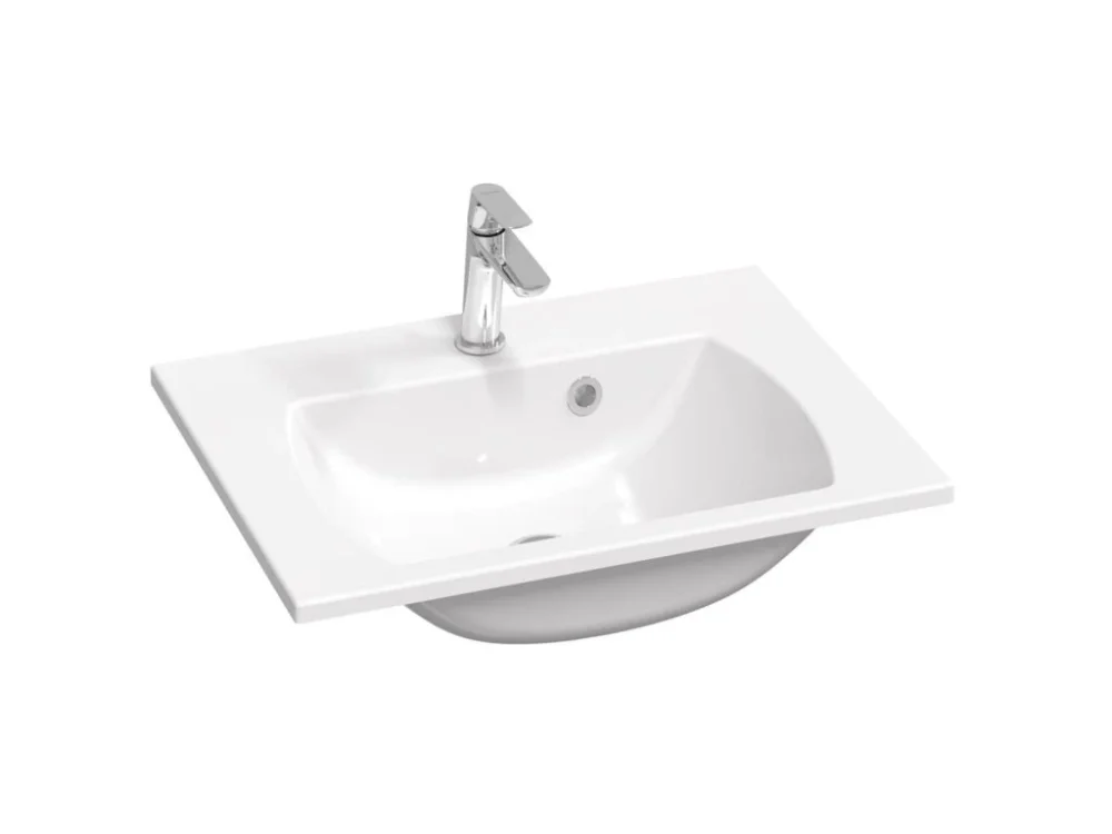 Ravak Umyvadlo Ravak Classic Slim 60x45 cm otvor pro baterii uprostřed XJX01160004 Nejprodávanější