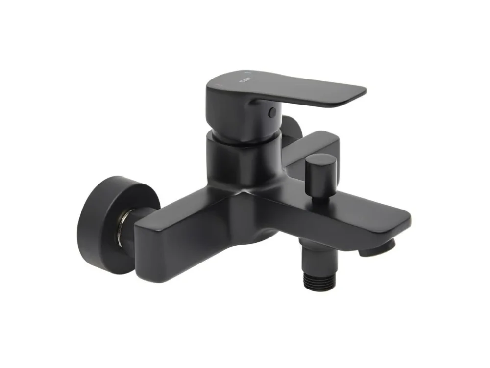 Nejlepší Cena SAT Vanová baterie SAT Cube Way bez sprchového setu 150 mm černá matná CU222C