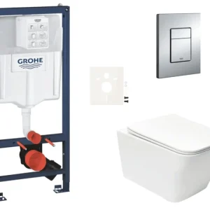 Akce Grohe Závěsný WC set do lehkých stěn / předstěnová montáž SAT Infinitio SIKOGRSIN12E