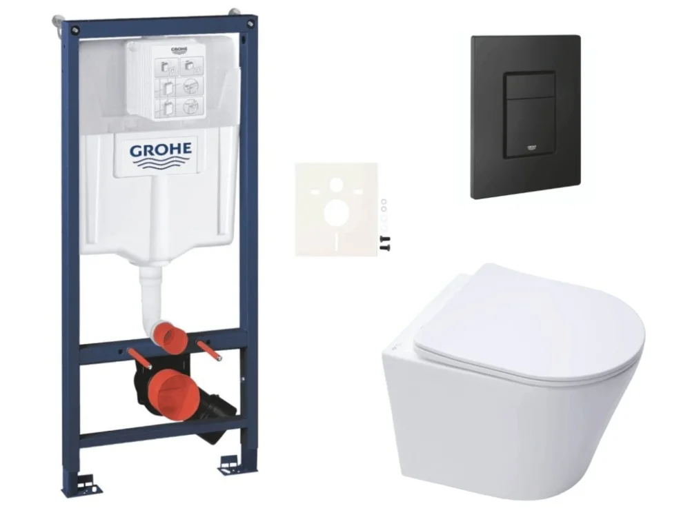 Grohe Závěsný WC set do lehkých stěn / předstěnová montáž SAT Infinitio SIKOGRSIN10EKF0 Nízká Cena