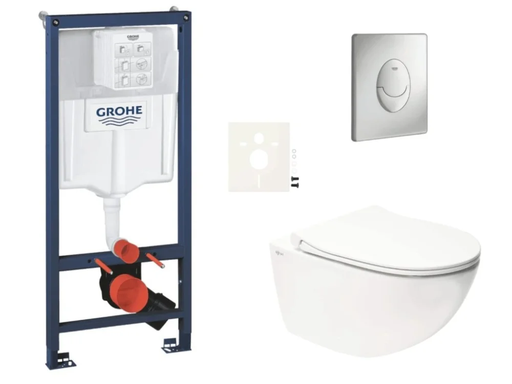 Grohe Závěsný WC set do lehkých stěn / předstěnová montáž SAT Infinitio SIKOGRSIN11SAP00 Nejprodávanější