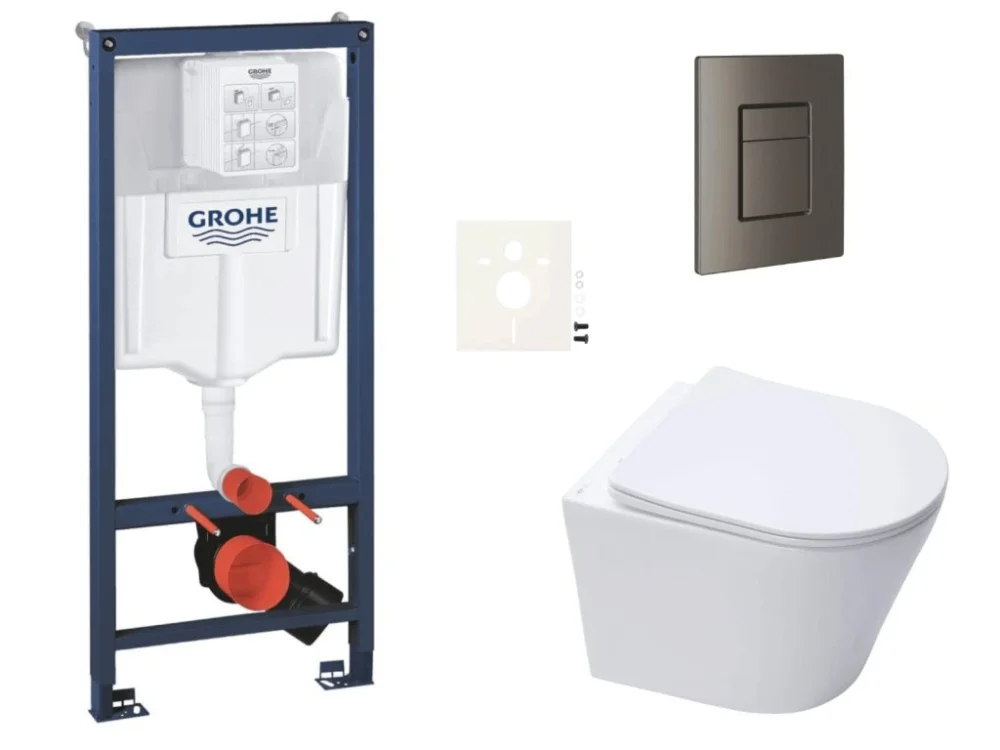 Objednat Nyní Grohe Závěsný WC set do lehkých stěn / předstěnová montáž SAT Infinitio SIKOGRSIN10SCAL0
