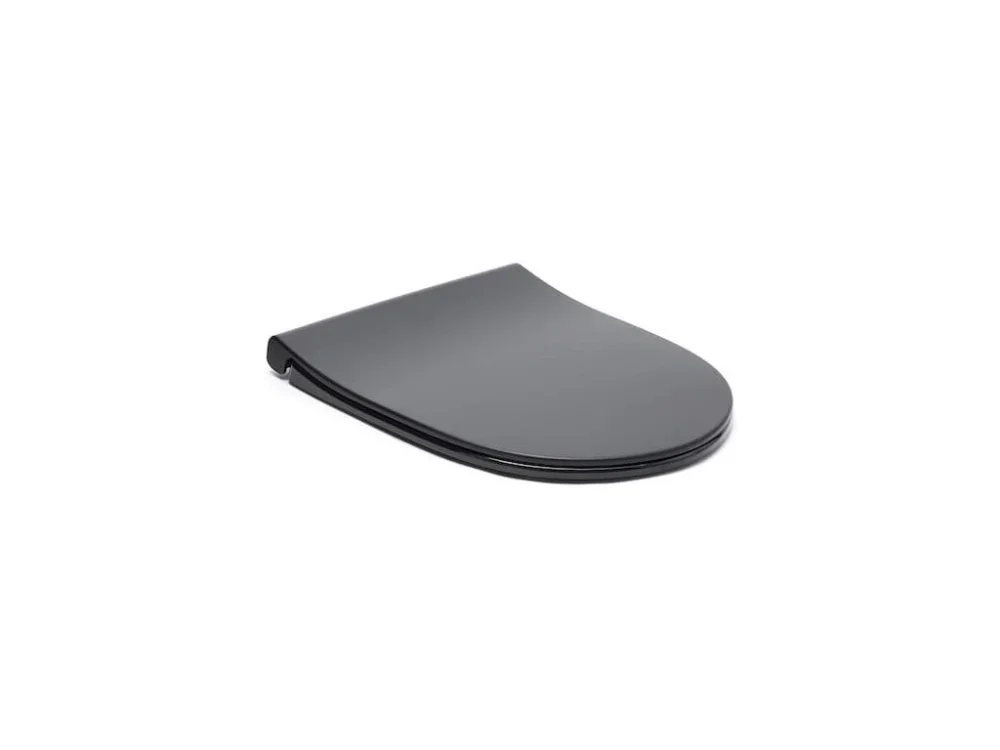 VitrA WC prkénko VitrA Sento duroplast černá mat 120-483-009 Must-Have