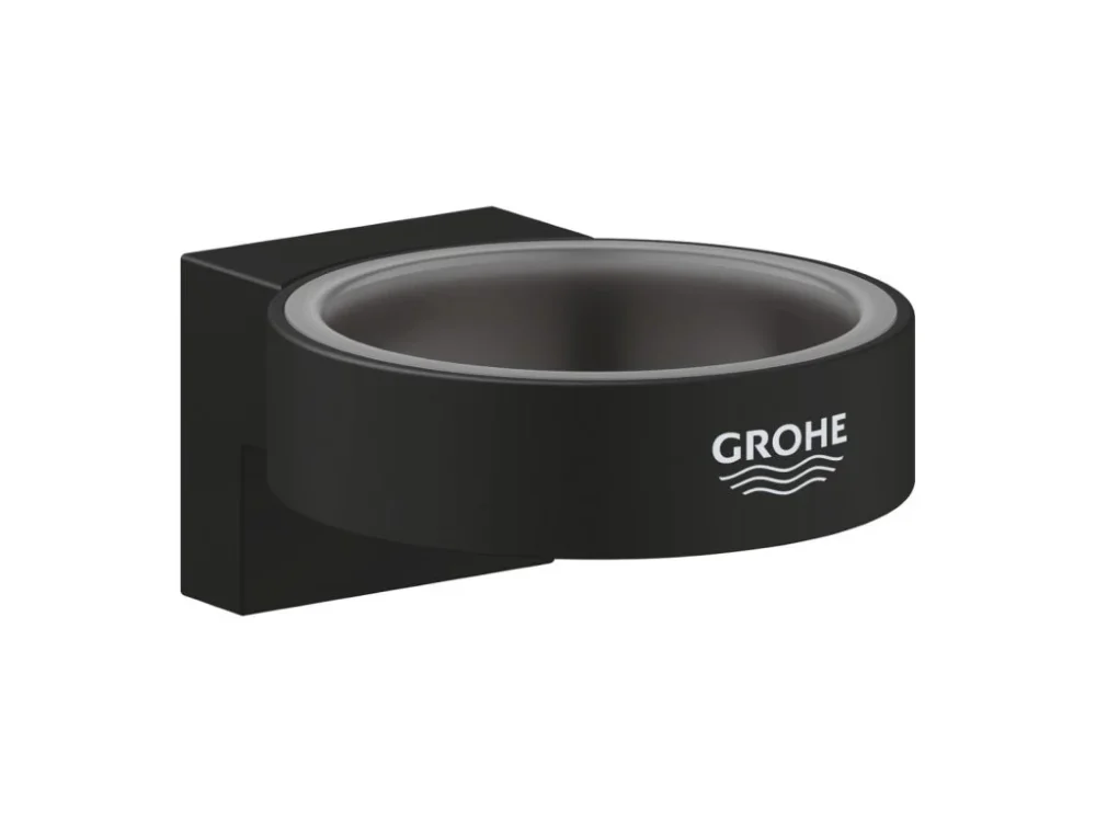 Grohe Držák GROHE Selection bez skleničky phantom black 41217KF0 Víkendová Akce