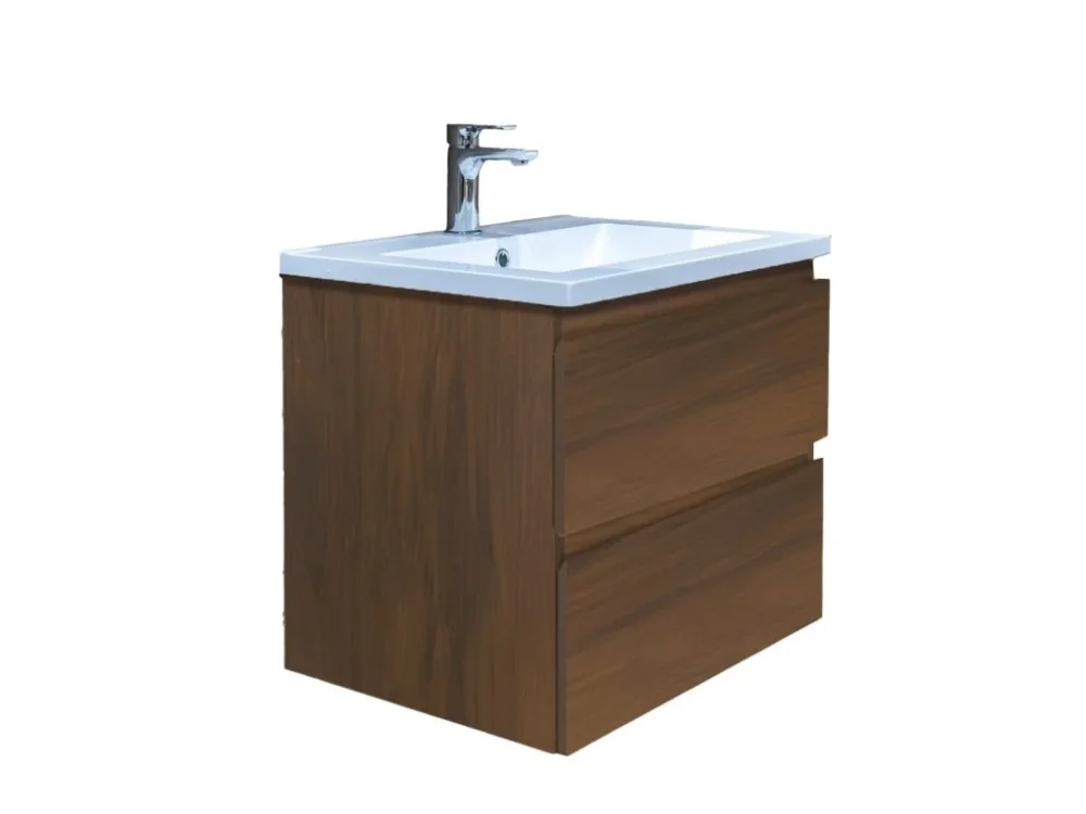 Expresní Doručení SAT Koupelnová skříňka s umyvadlem SAT B-Way 59x50x45 cm ořech mat BWAY260NUTU