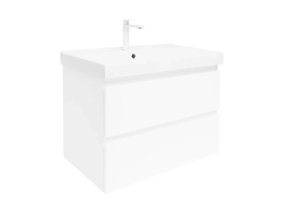 SAT Koupelnová skříňka s umyvadlem SAT B-Way 79x50x45 cm bílá lesk BWAY280WU1BBI Časově Omezené