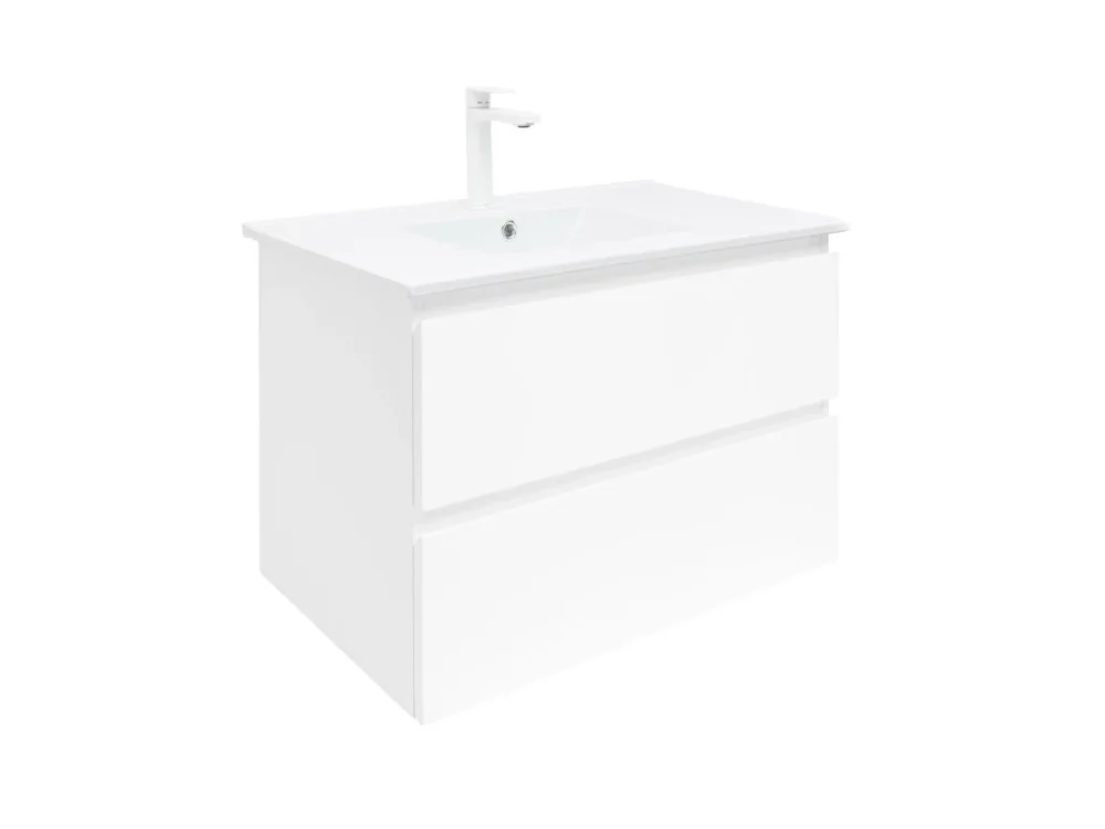 SAT Koupelnová skříňka s umyvadlem SAT B-Way 79x50x45 cm bílá lesk BWAY280WU4B2 Aktuální