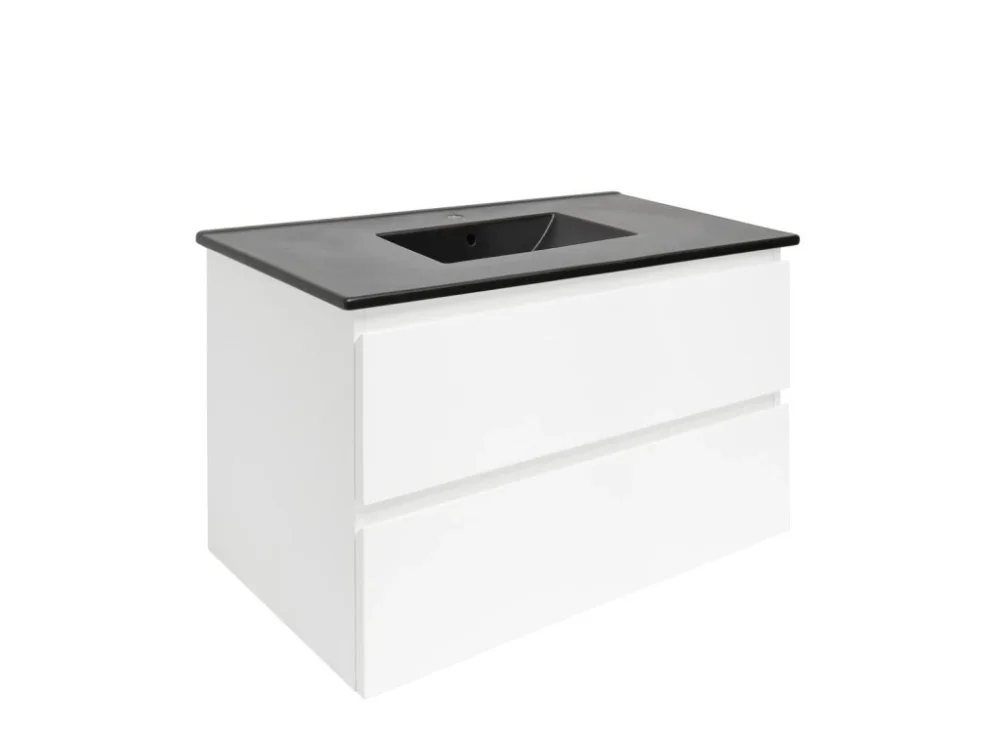 SAT Koupelnová skříňka s umyvadlem SAT B-Way 79x50x45 cm bílá lesk BWAY280WU4B Kup Teď