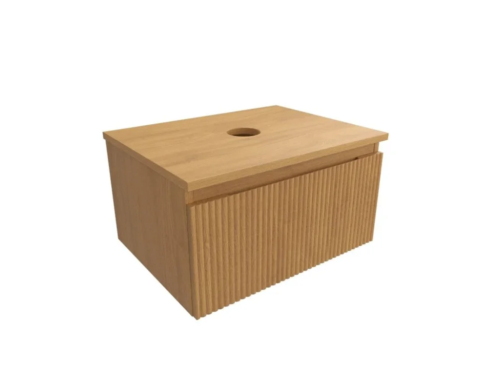 SAT Koupelnová skříňka s krycí deskou SAT Evolution 58x30x44,5 cm dub medový mat SATEVO60DMD Must-Have