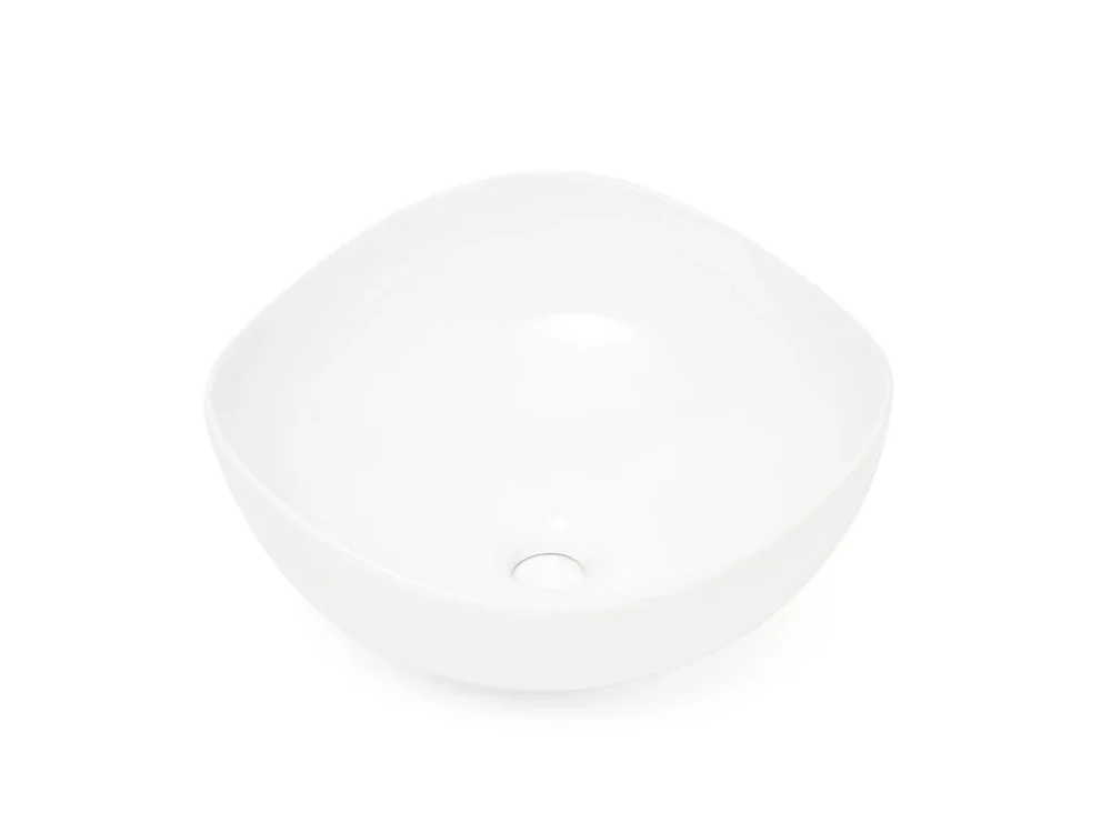 Finální Výprodej SAT Umyvadlo na desku SAT Feel 38x38 cm bez otvoru na baterii SATUMFEEL3838
