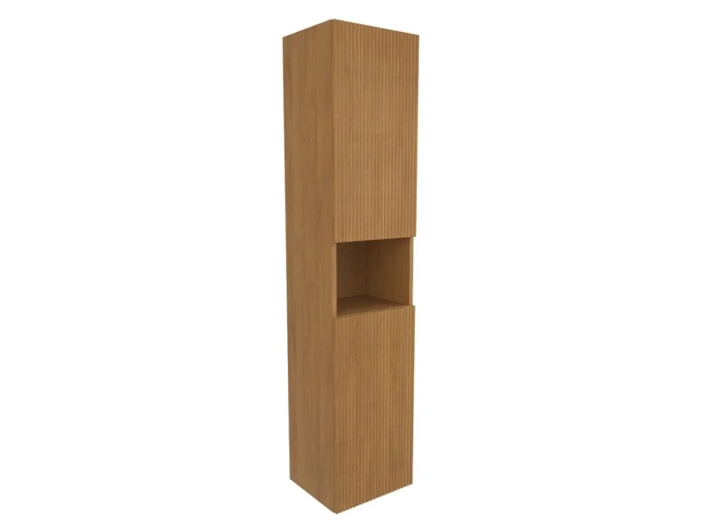 SAT Koupelnová skříňka vysoká SAT Evolution 36x165x32 cm dub medový mat SATEVOV36DM Bezpečná Platba