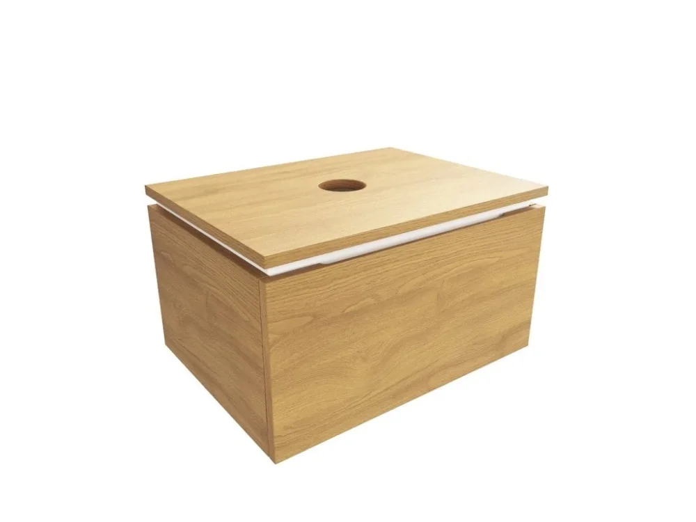 Nejlepší Cena SAT Koupelnová skříňka s krycí deskou SAT Feel 60x30x46 cm medový dub mat SATFEEL60DMD