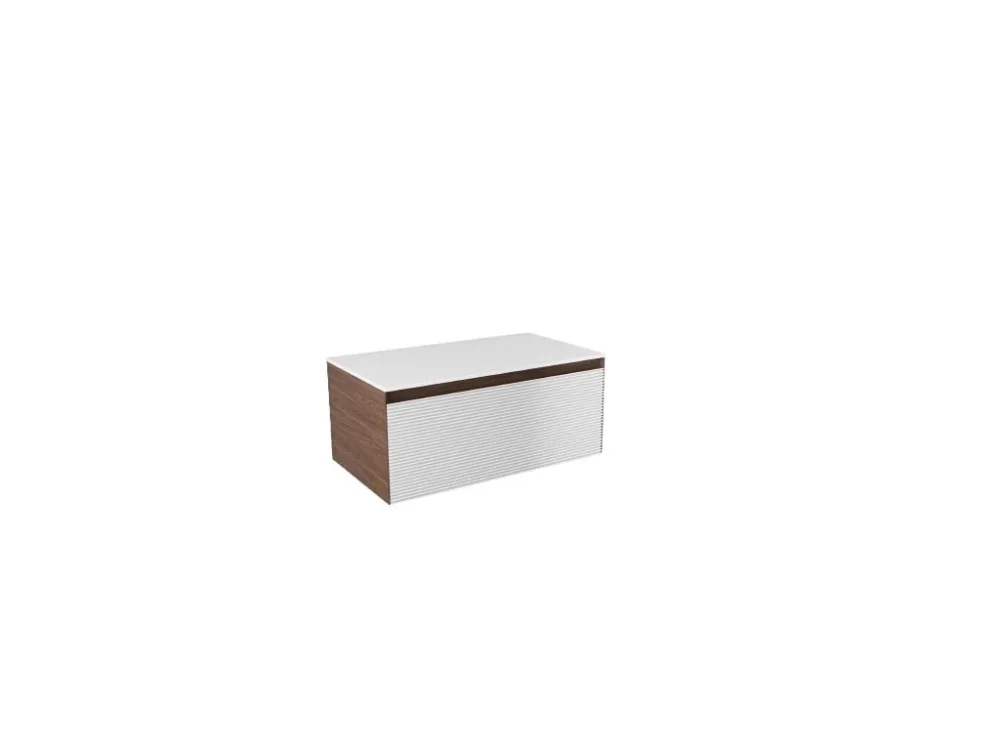 Naturel Koupelnová skříňka s krycí deskou Naturel Monza 79x30x45 cm ořech mat MONZA80WND Odeslání Ihned
