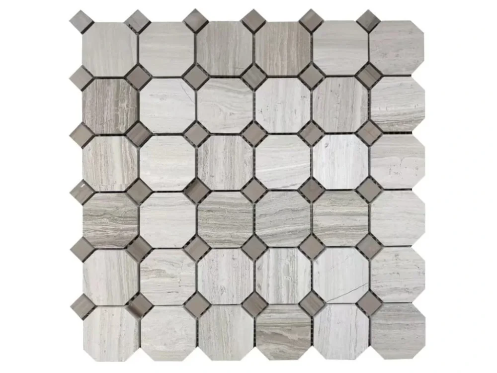 Speciální Cena Premium Mosaic Stone Kamenná mozaika Premium Mosaic Stone moca 30x30 cm leštěná STMOSOCTAMO