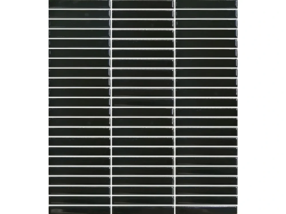 Ověřený Premium Mosaic Keramická mozaika Premium Mosaic Kit Kat black 28x31 cm mat MOSKK3BKM