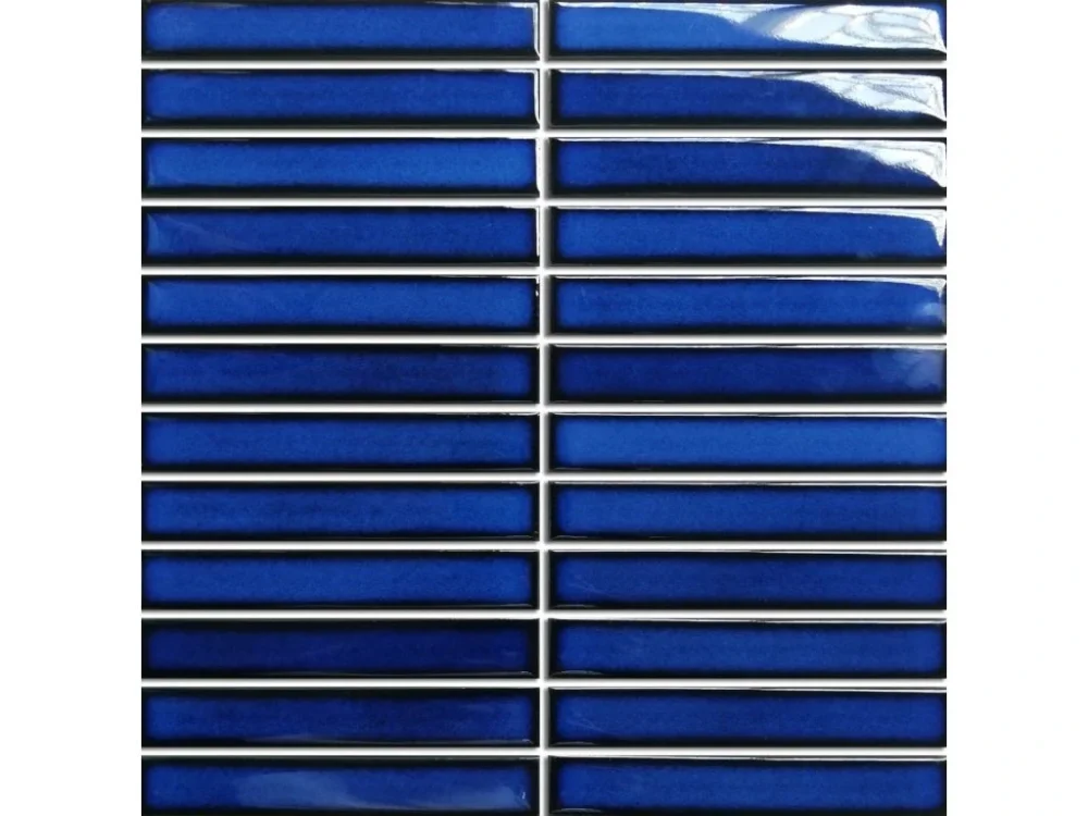 Premium Mosaic Keramická mozaika Premium Mosaic Kit Kat deep blue 30x30 cm lesk MOSKK2DBL Ihned K Objednání