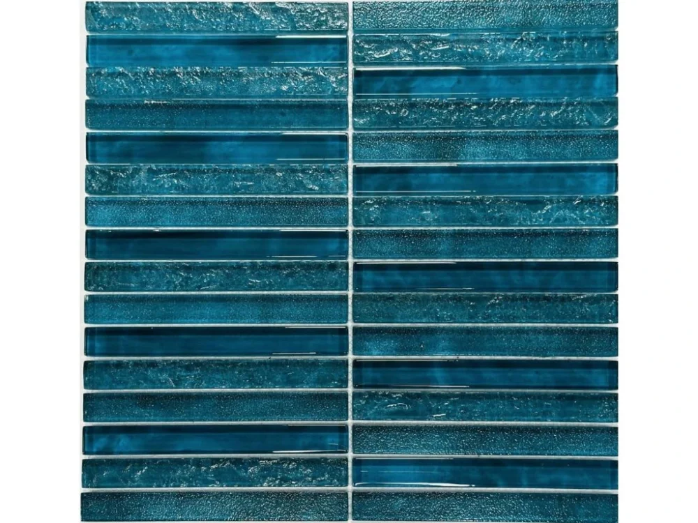 Cenová Bomba Premium Mosaic Skleněná mozaika Premium Mosaic ocean blue 30x30 cm lesk MOSPTK1