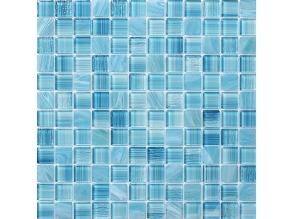 Nízká Cena Premium Mosaic Skleněná mozaika Premium Mosaic aqua blue 30x30 cm lesk MOSCH192