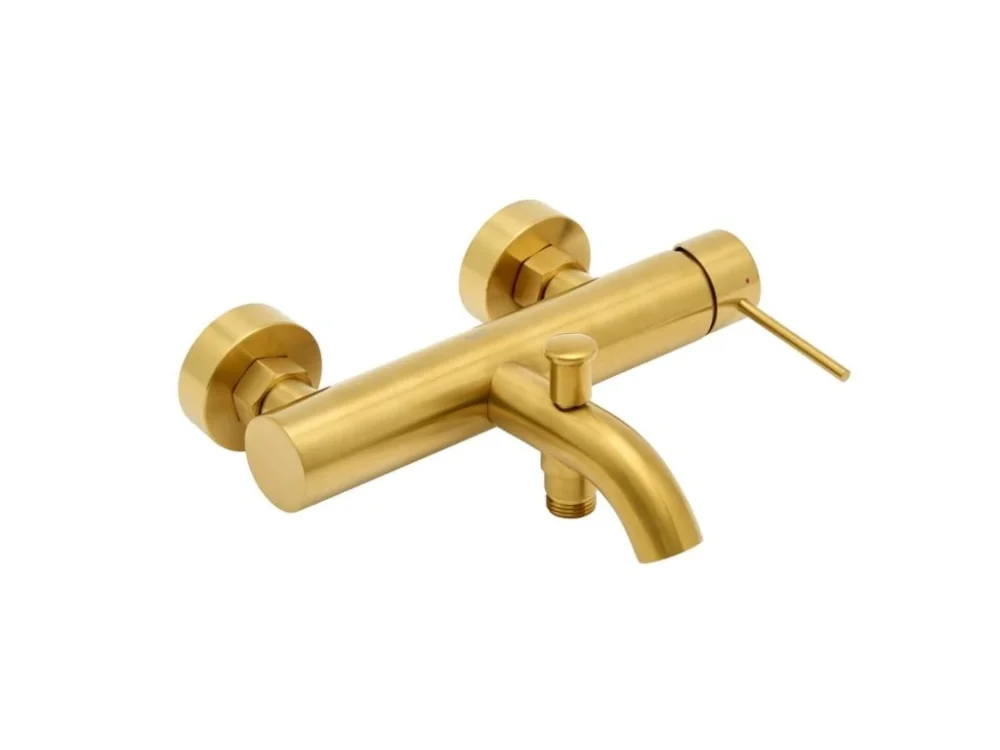 Nakupujte Hned SAT Vanová baterie SAT Aurum bez sprchového setu 150 mm broušená zlatá SATBAUR222BG