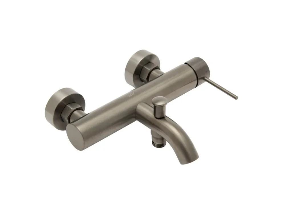 Výprodej SAT Vanová baterie SAT Aurum bez sprchového setu 150 mm broušený gun metal SATBAUR222BGM
