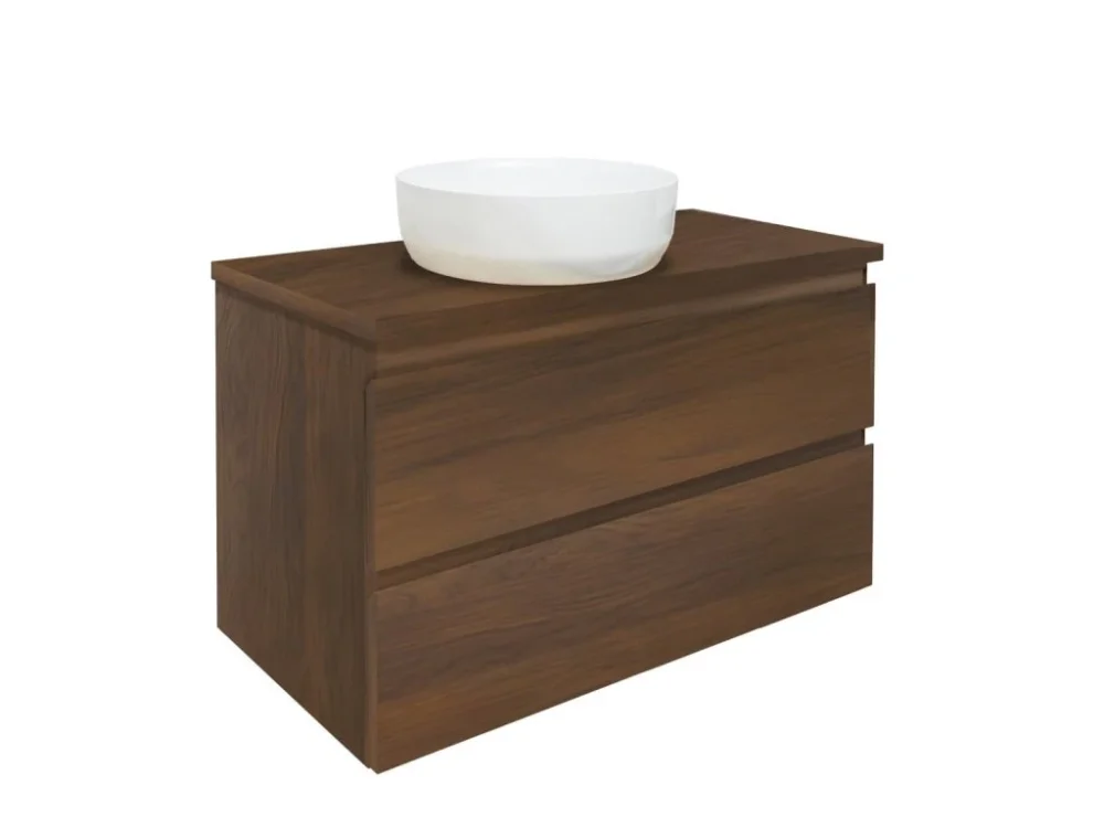SAT Koupelnová skříňka s krycí deskou SAT B-Way 99x50x45 cm ořech mat BWAY2100NUTDESK Pouze Dnes