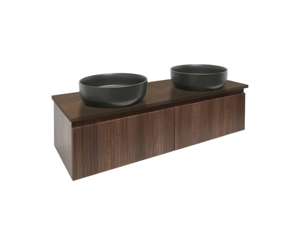 SAT Koupelnová skříňka s krycí deskou SAT Evolution 118x30x44,8 cm ořech mat SATEVO120NAD Nejprodávanější