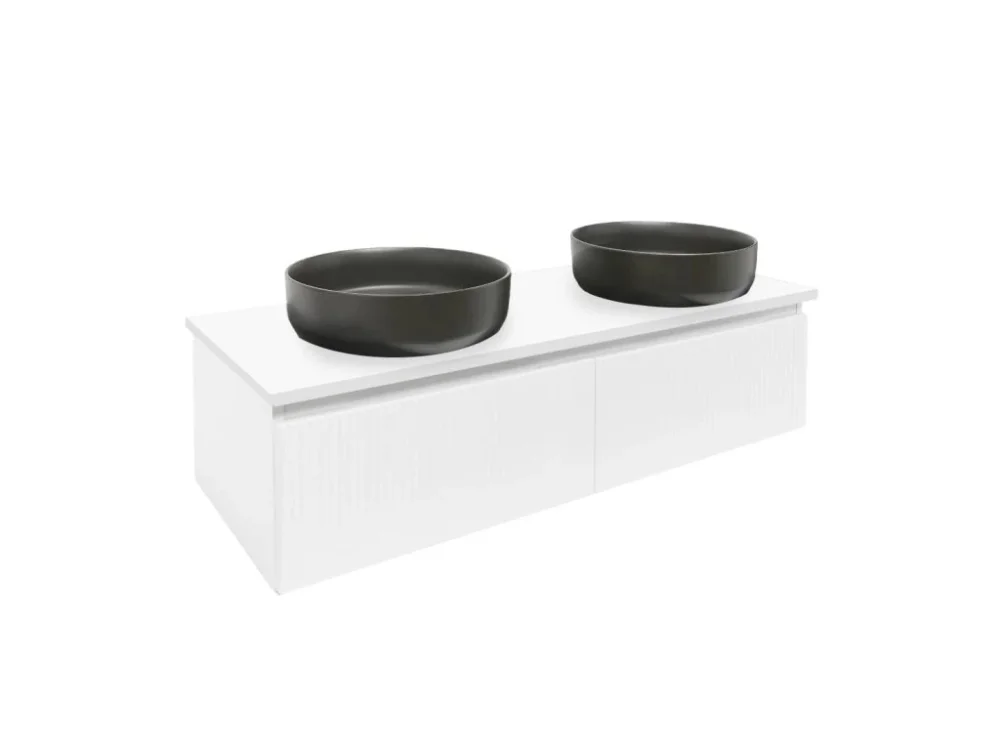 Must-Have SAT Koupelnová skříňka s krycí deskou SAT Evolution 118x30x44,8 cm bílá mat SATEVO120WMD