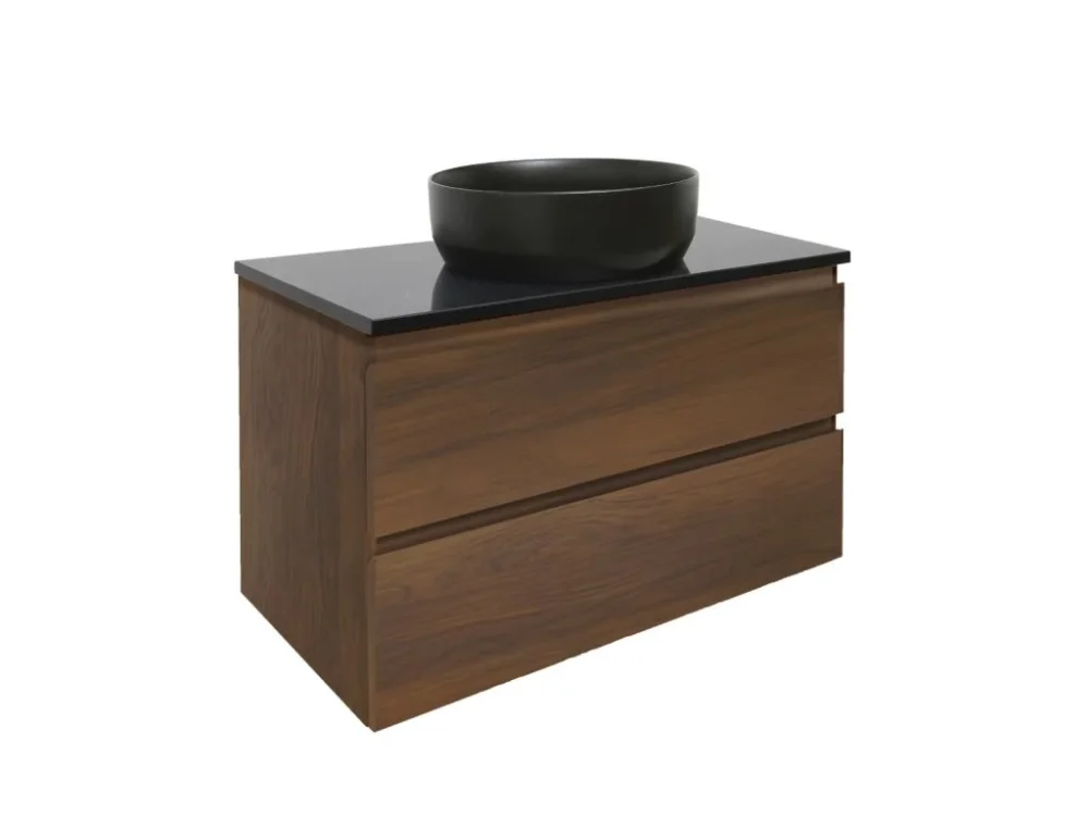 SAT Koupelnová skříňka s krycí deskou SAT B-Way 79x50x45 cm ořech mat BWAY280NUTZ Sleva