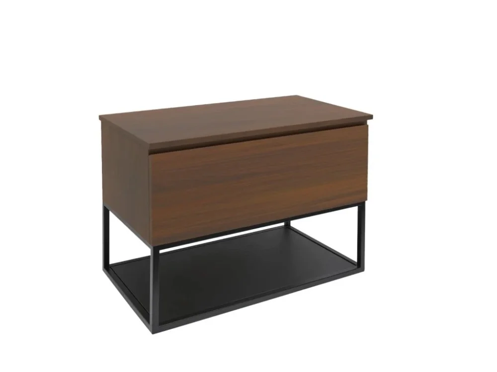SAT Koupelnová skříňka s krycí deskou SAT B-Way 59x57x45 cm ořech mat BWAY60NUTDF Akční Cena