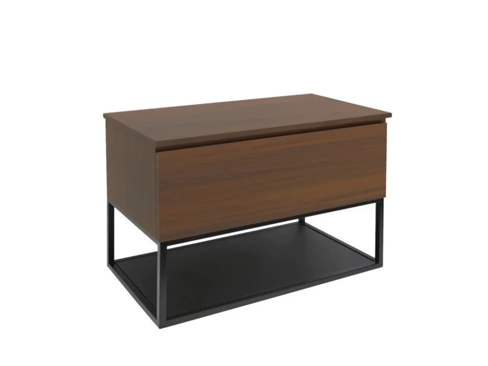 Super Cena SAT Koupelnová skříňka s krycí deskou SAT B-Way 99x30x45 cm ořech mat BWAY100NUTDESK