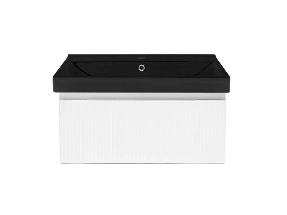 SAT Koupelnová skříňka s umyvadlem SAT Evolution 78x30x45 cm bílá mat SATEVO80WMU1MB Pouze Dnes