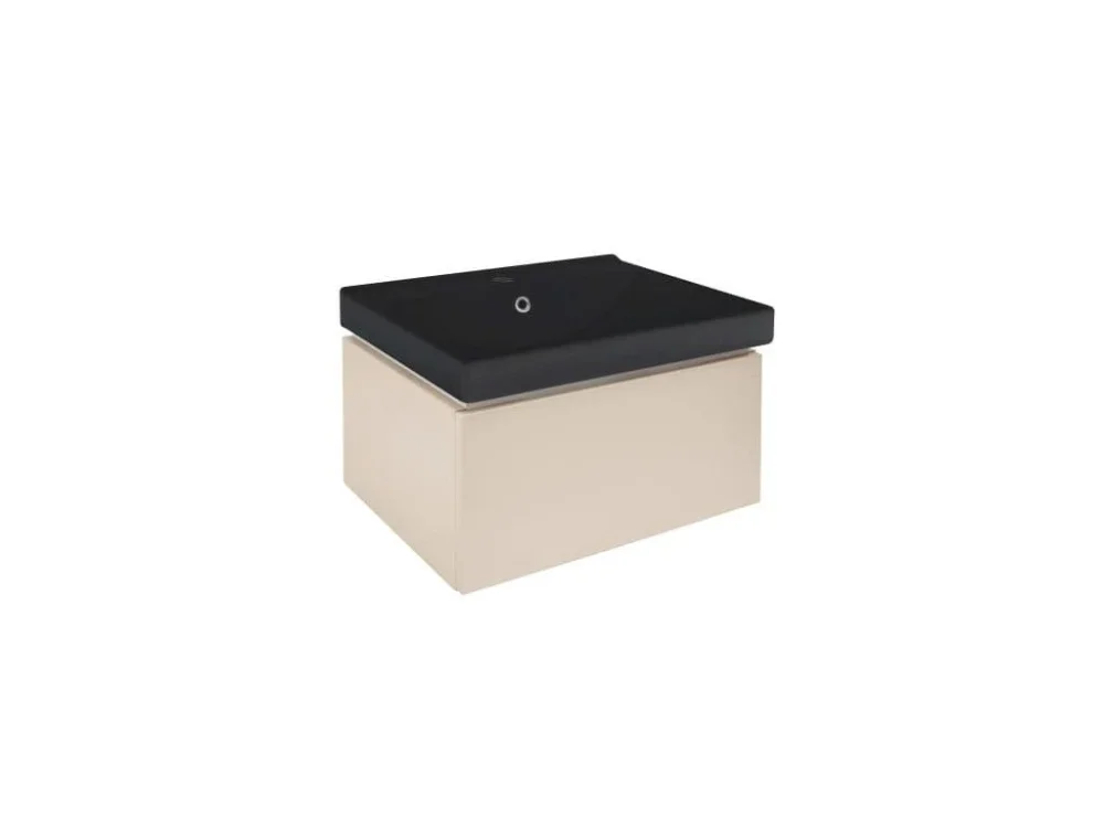 Nízká Cena SAT Koupelnová skříňka s umyvadlem SAT Feel 60x30x46 cm pískově béžová mat SATFEEL60BEU1MB