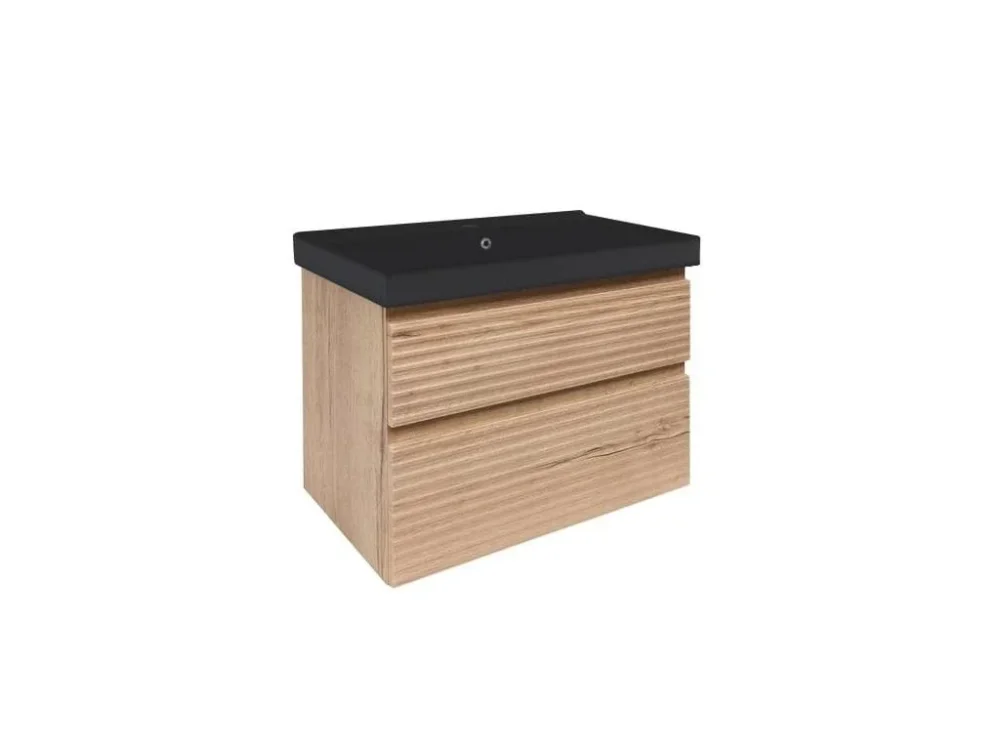 Naturel Koupelnová skříňka s umyvadlem Naturel Savona 78x53x45 cm dub mat SAVONA280DHU1B Kup Teď