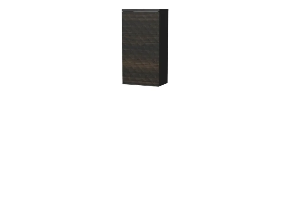 Sezónní Sleva SAT Koupelnová skříňka nízká SAT Cube Way 32,5x63x20 cm hnědá mat CUBE3DH321DLHP