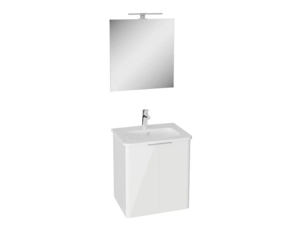 Expresní Doručení VitrA Koupelnová sestava s umyvadlem VitrA Mia 56,5x62,5x44,5 cm bílá lesk MIASETPR60B
