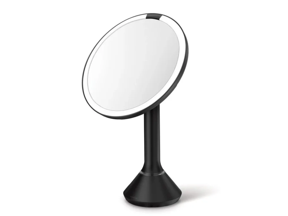 Simplehuman Kosmetické zrcátko Simplehuman Sensor Touch DUAL LED osvětlení černá ocel SHST3064 Cenový Hit
