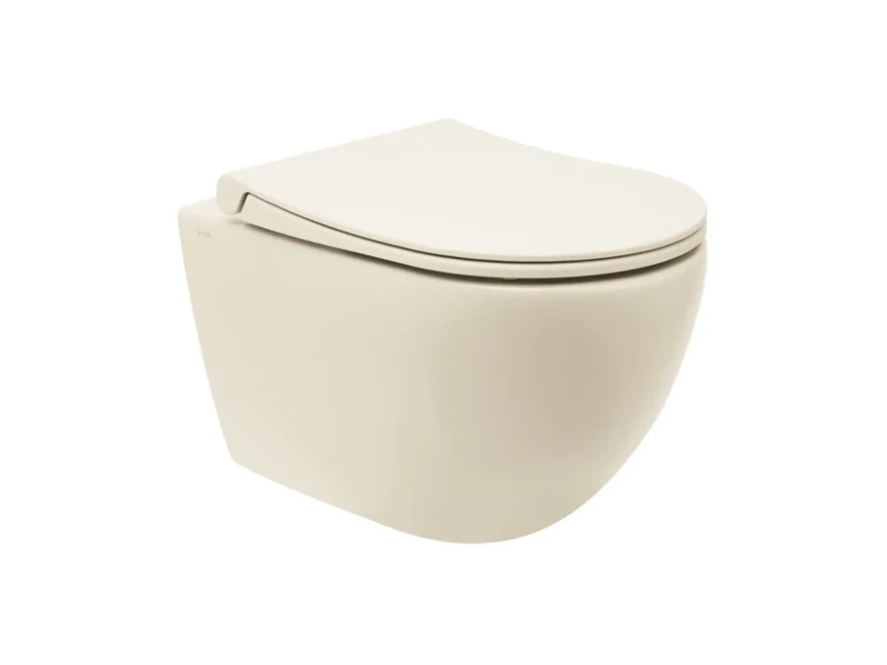Oblíbený VitrA Wc s prkénkem softclose závěsné VitrA S60 taupe mat zadní odpad 7510-020-6319