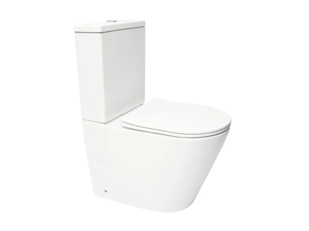 Oblíbený SAT WC kombi komplet kombinovaný SAT Infinitio bílá matná mat vario odpad SATINF031VPSNWM