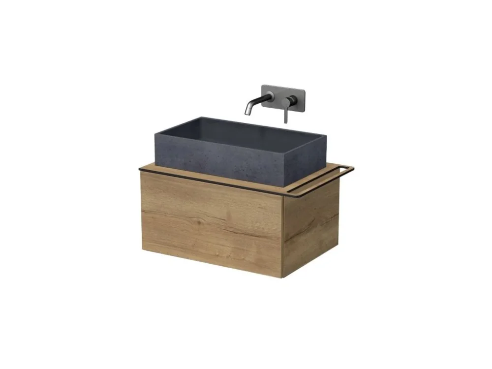 Výhodná Nabídka Naturel Koupelnová skříňka Naturel Oxo 70x36x50 cm dub halifax mat OXO701ZDP