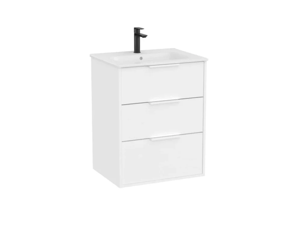 Roca Koupelnová skříňka s umyvadlem Roca Optica 60x75,7x45,5 cm bílá matná mat OPT603ZBM Cenový Hit