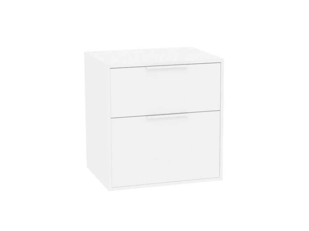 Roca Koupelnová skříňka bez umyvadla Roca Optica 58,5x56,5x45,5 cm bílá matná mat OPTDESK602ZBM Aktuální